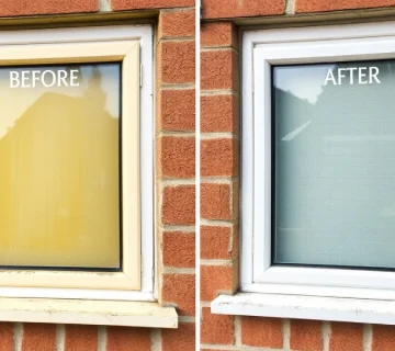 دلیل زرد شدن پنجره upvc