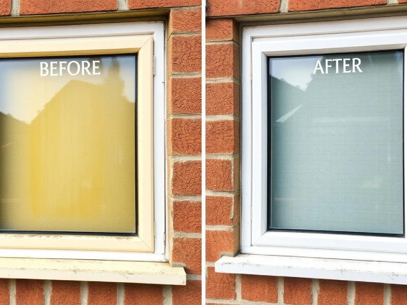 دلیل زرد شدن پنجره upvc